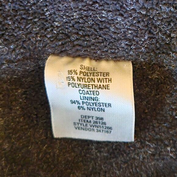 Nordstrom Women’s Hooded Berber Fleece Lined Jacket Mustard Yellow Size Large - Picture 6 of 8